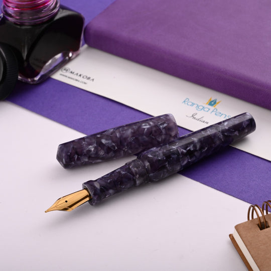 Ranga Abhimanyu Premium Acrylic Fountain Pen - Shale