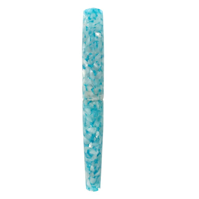 Ranga Abhimanyu Premium Acrylic Fountain Pen Turquoise Cracked Ice 4