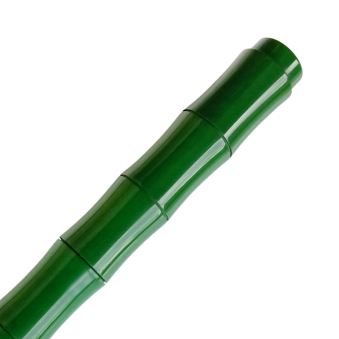 Ranga Giant Bamboo Regular Ebonite Fountain Pen Solid Forest Green Black Specs Steel Nib 3