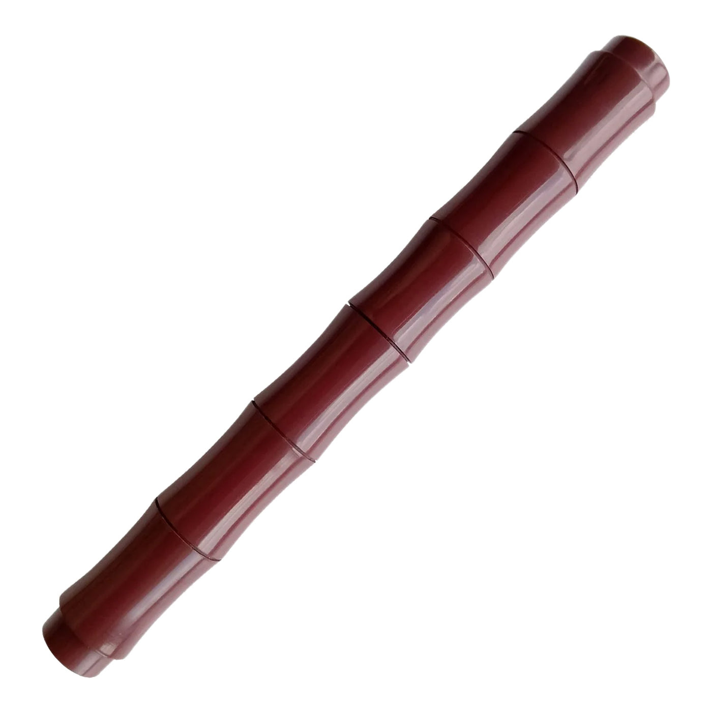 Ranga Giant Bamboo Regular Ebonite Fountain Pen, Solid Chocolate Brown - Steel Nib
