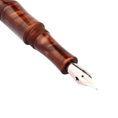 Ranga Regular Bamboo Acrylic Fountain Pen - Chestnut 3
