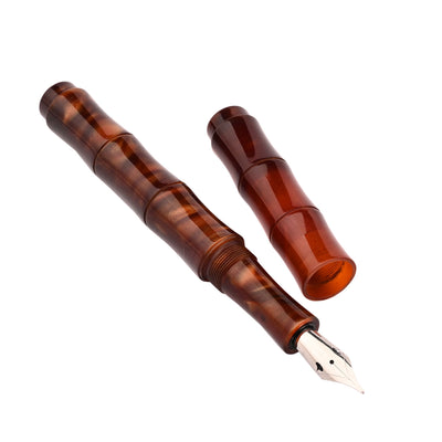 Ranga Regular Bamboo Acrylic Fountain Pen - Chestnut 2