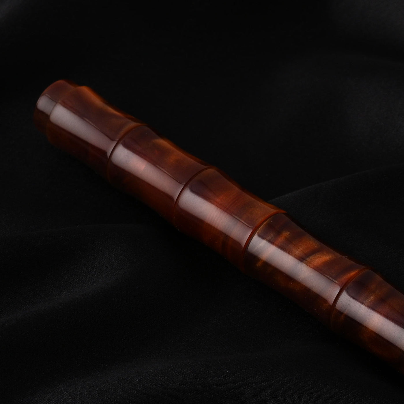 Ranga Regular Bamboo Acrylic Fountain Pen - Chestnut 12