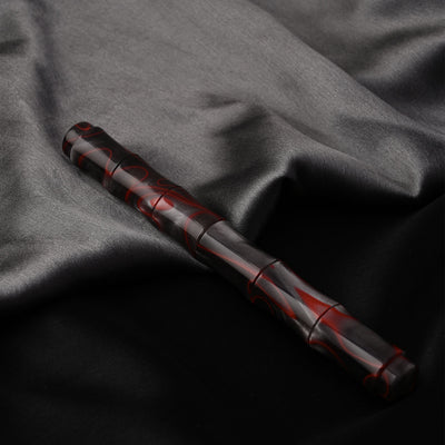 Ranga Regular Bamboo Premium Acrylic Fountain Pen - Scarlet Pewter 10