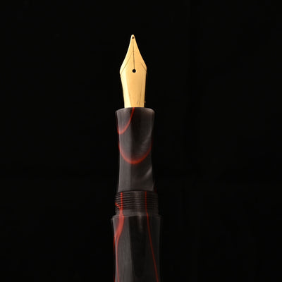 Ranga Regular Bamboo Premium Acrylic Fountain Pen - Scarlet Pewter 9