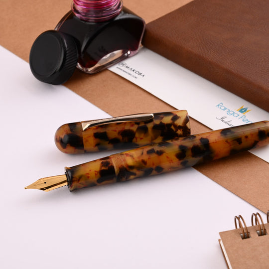 Ranga Splendour Premium Acrylic Fountain Pen - Tortuga GT