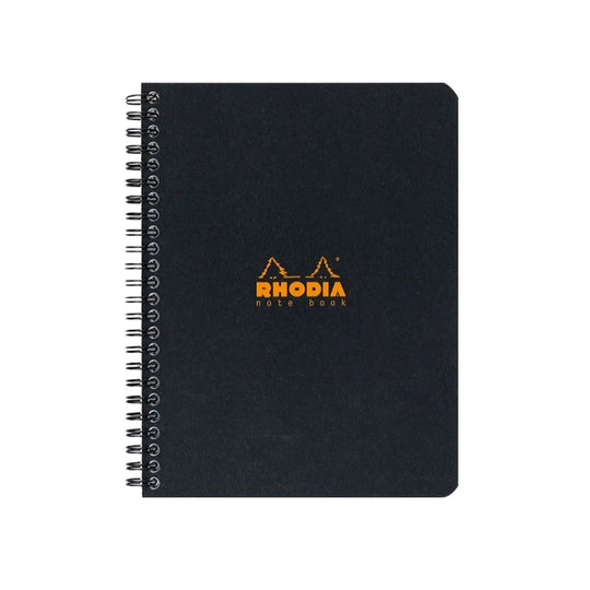 Rhodia Classic Spiral Black 4 Colors Notebook - A4+, Ruled