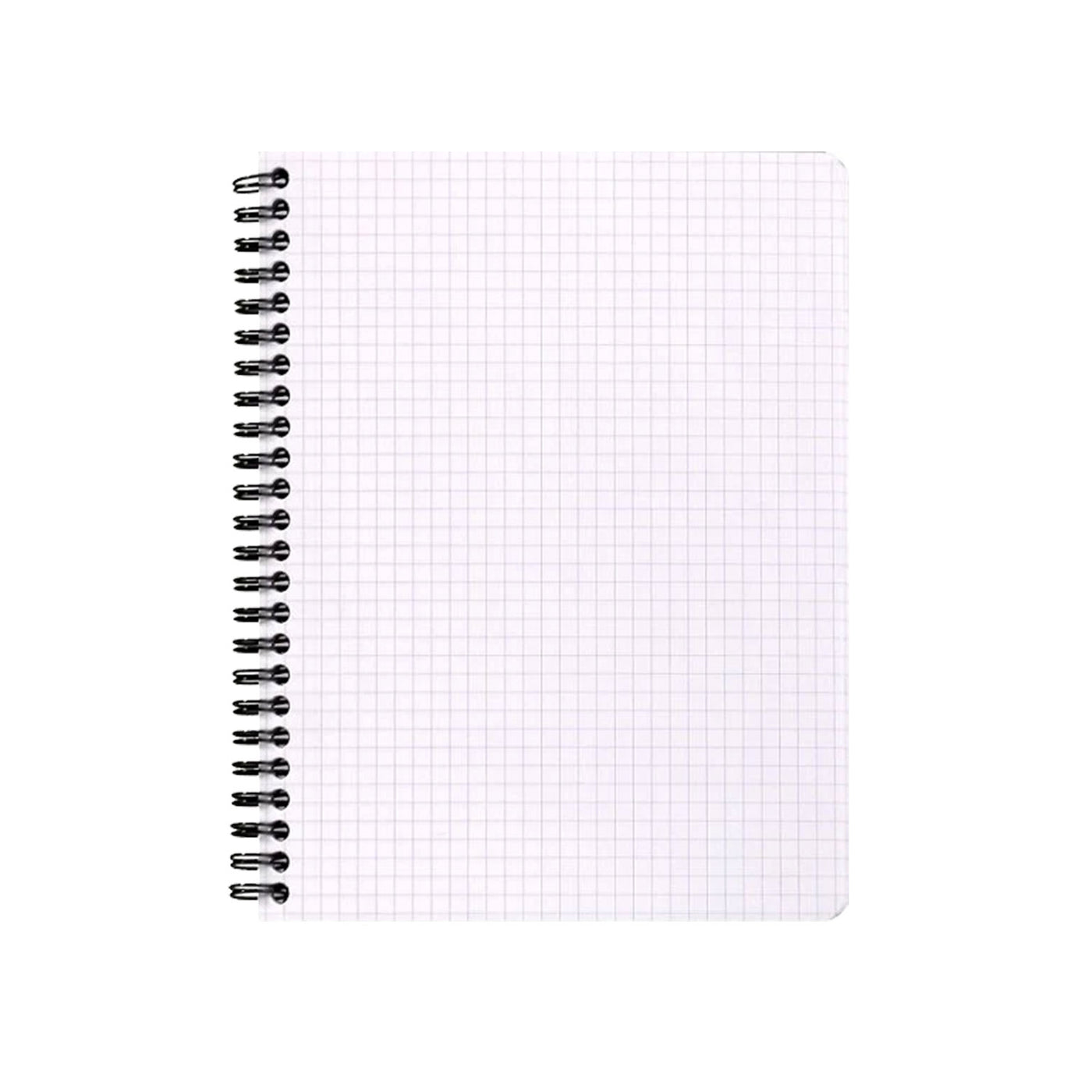Rhodia Classic Spiral Black Notebook - A5+ Squared 2