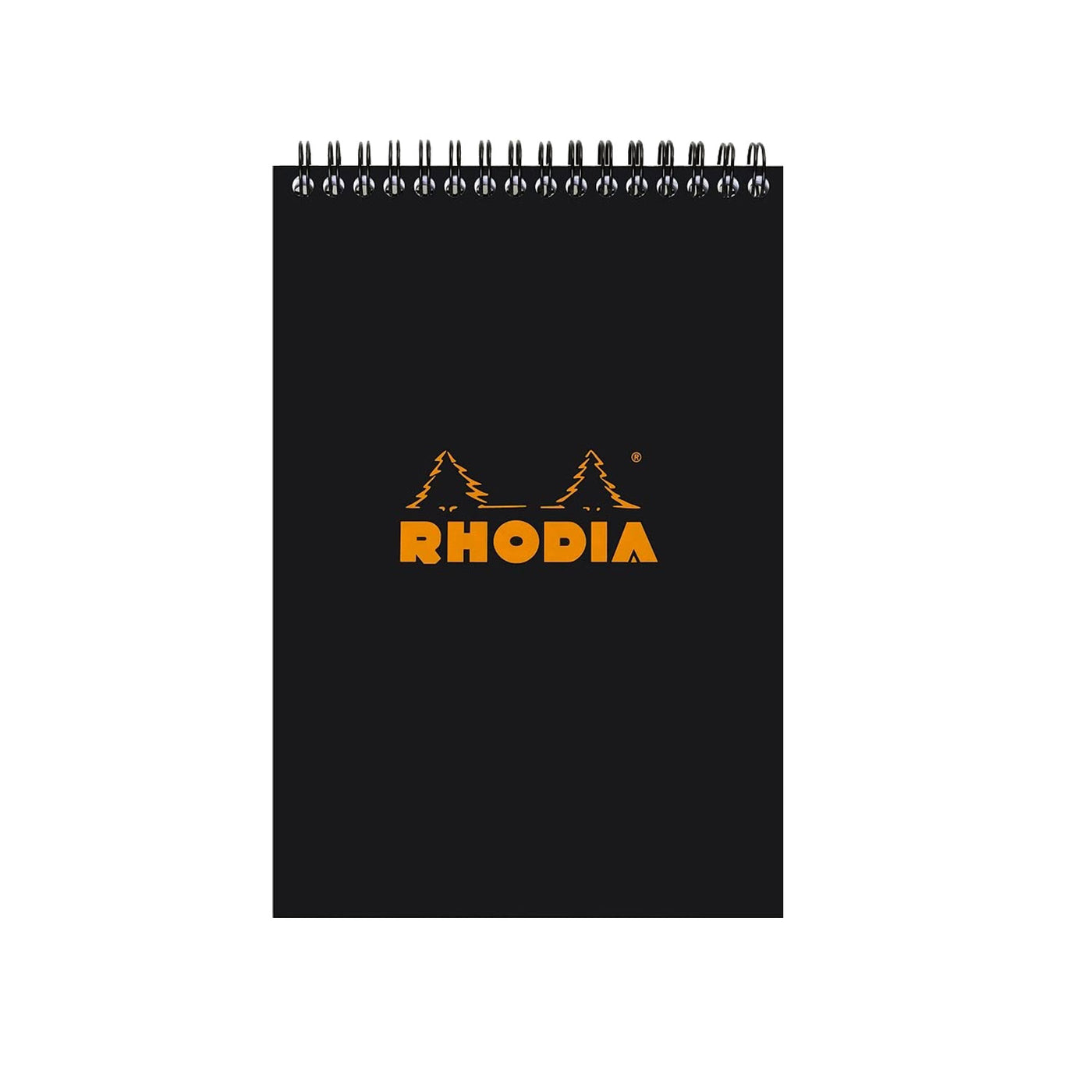 Rhodia Classic Spiral Black Notepad - A5, Squared 1