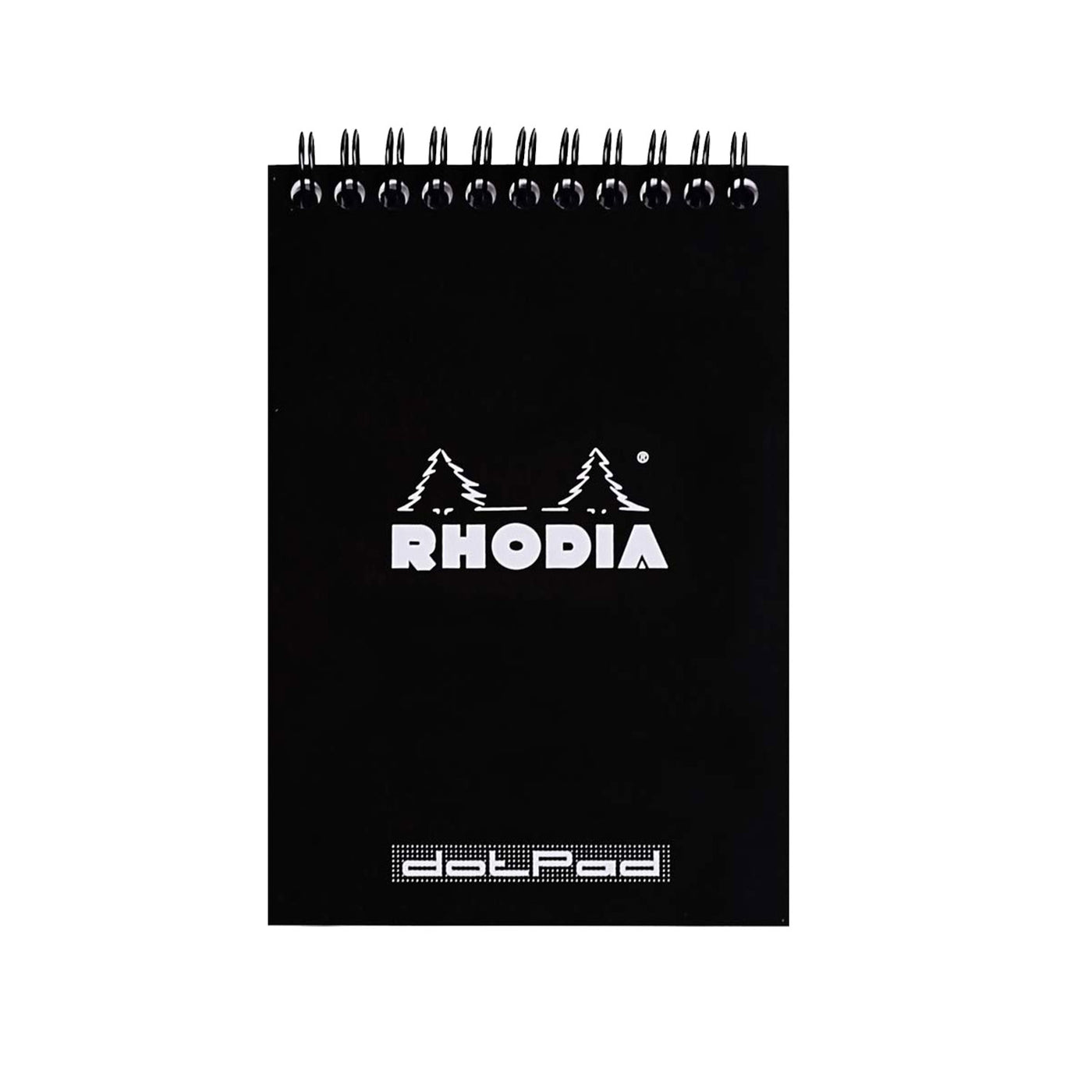 Rhodia Classic Spiral Black Notepad - A6, Dotted 1
