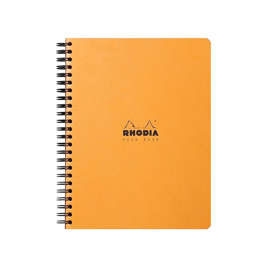 Rhodia Classic Spiral Orange Notebook - A5+, Ruled