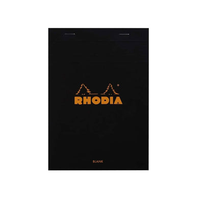 Rhodia No.16 Black Notepad - A5, Plain 1