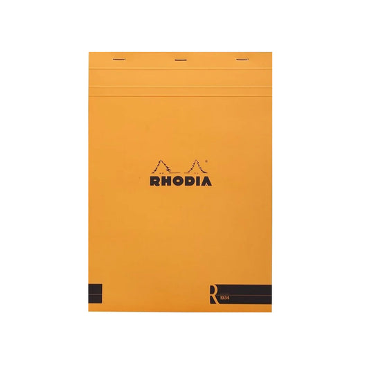 Rhodia No.18 Premium Orange Notepad - A4, Ruled