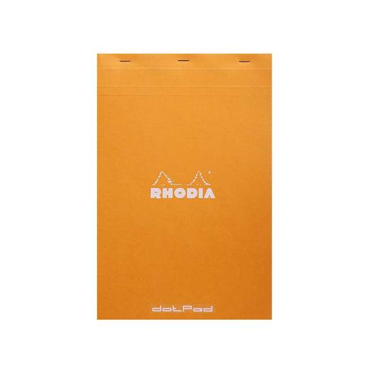 Rhodia No.19 Orange Notepad - A4+, Dotted