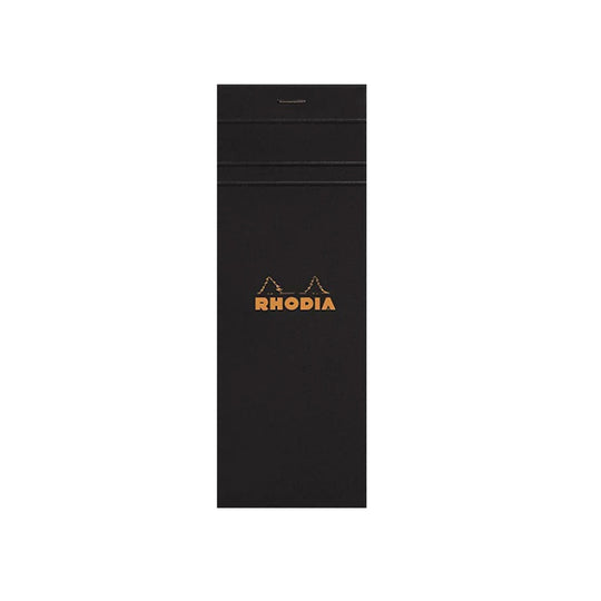 Rhodia No.8 Black Notepad - Squared