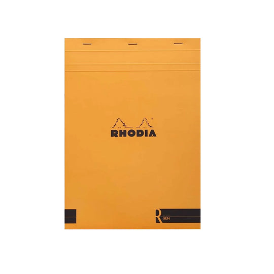 Rhodia No.18 Premium Orange Notepad - A4, Plain