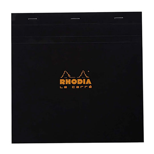 Rhodia Le Carre Notepad, Black - Ruled