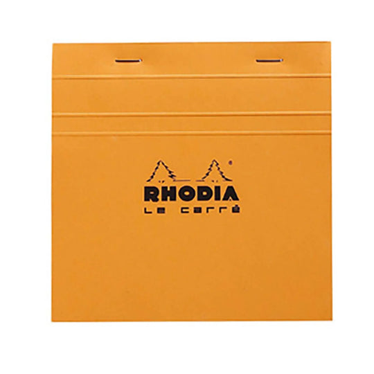 Rhodia Le Carre Notepad, Orange - Ruled