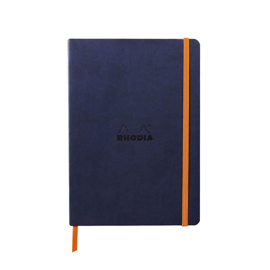 Rhodiarama Soft Cover Midnight Notebook - A5, Dotted
