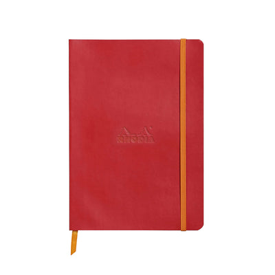 Rhodiarama Soft Cover Poppy Notebook - A5 Ruled 1