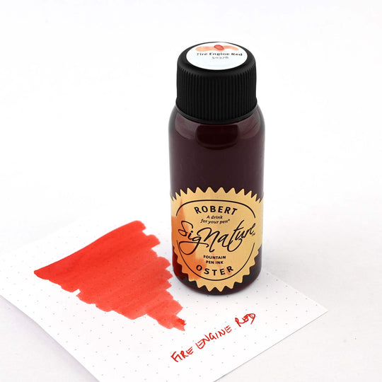 Robert Oster Signature Ink, Fire Engine Red - 50ml