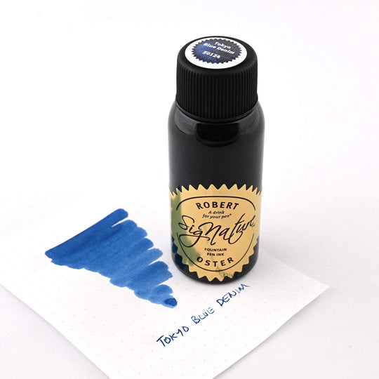 Robert Oster Signature Ink, Tokyo Blue Denim - 50ml