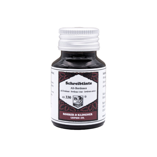 Rohrer & Klingner Alt Bordeaux Ink Bottle, Burgundy Red - 50ml