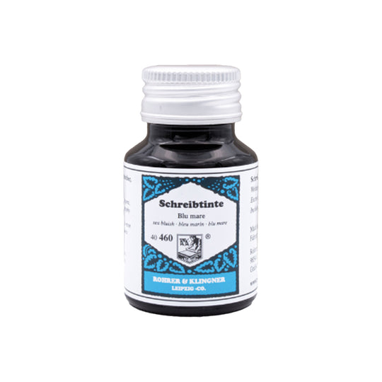 Rohrer & Klingner Blu Mare Ink Bottle, Light Blue - 50ml
