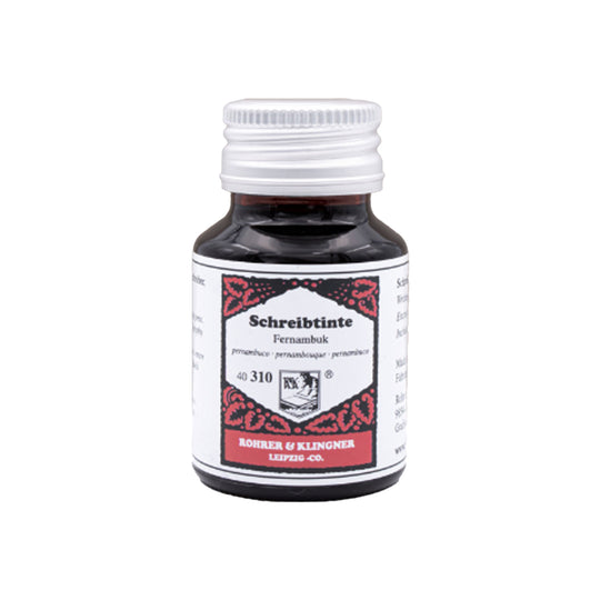 Rohrer & Klingner Fernambuk Ink Bottle, Red - 50ml