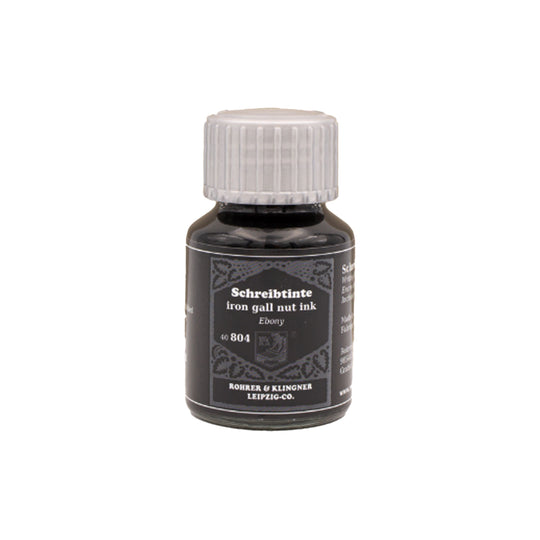 Rohrer & Klingner Iron Gall Nut Limited Edition Ink Bottle, Ebony Black - 50ml