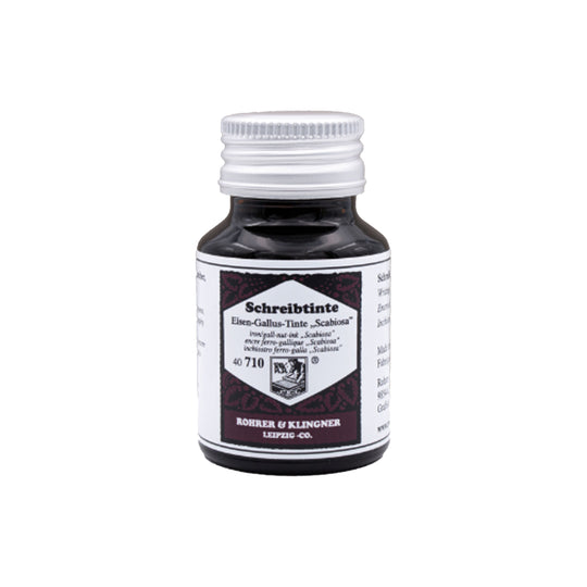 Rohrer & Klingner Iron Gall Scabiosa Ink Bottle, Purple - 50ml