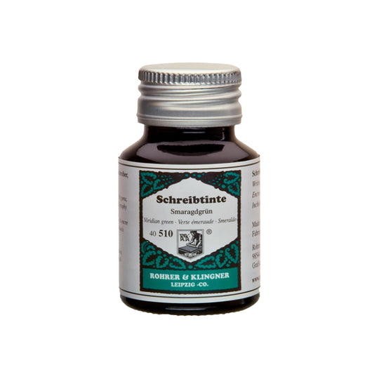 Rohrer & Klingner Smaragdgrun Ink Bottle, Green - 50ml