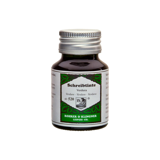 Rohrer & Klingner Verdura Ink Bottle, Green - 50ml