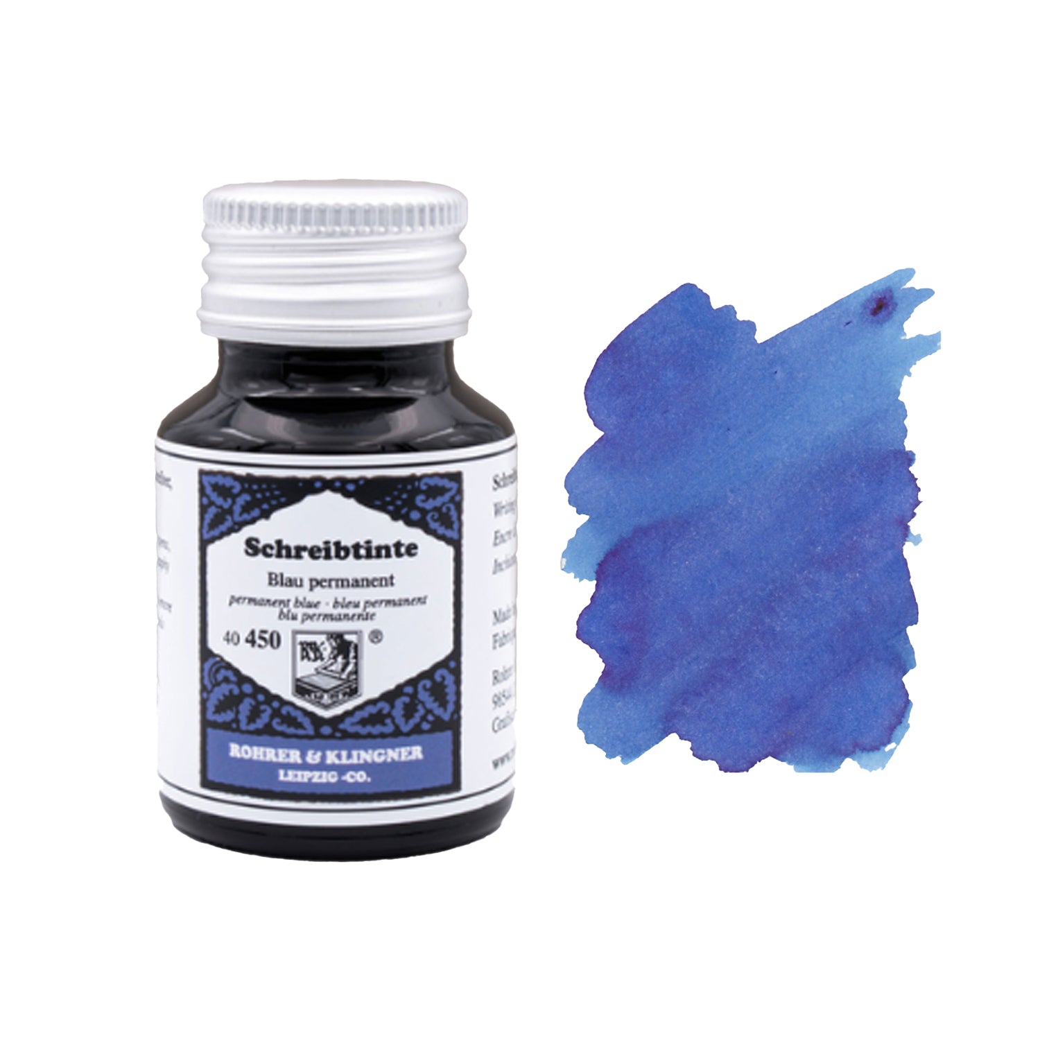 Buy Rohrer & Klingner Permanent Blue Ink | Rohrer Klingner Ink |Makoba