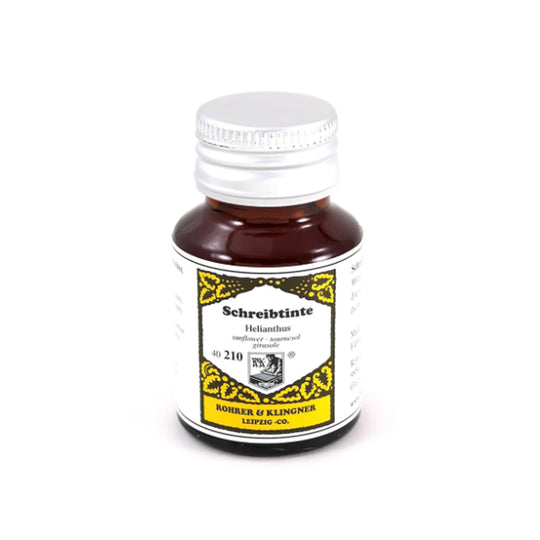 Rohrer & Klingner Helianthus Ink Bottle, Yellow - 50ml