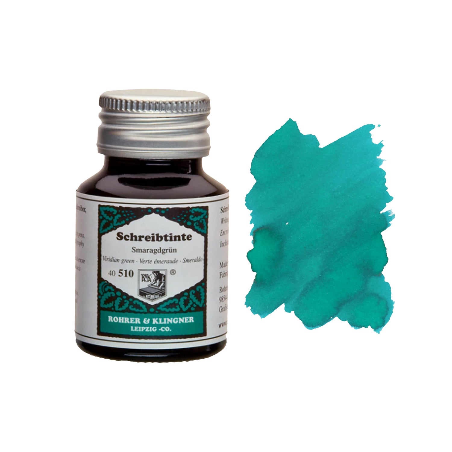 Buy Rohrer & Klingner Green Ink|Rohrer Klingner Iron Gall Inks |Makoba