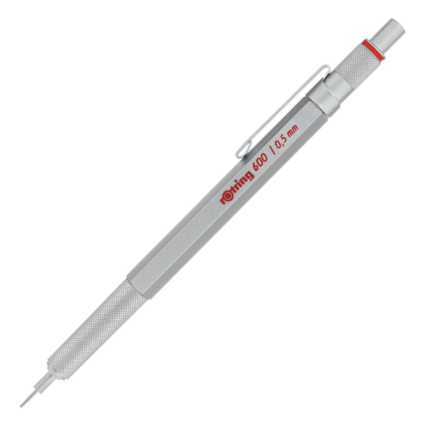 Rotring 600 0.5mm Mechanical Pencil - Silver 1