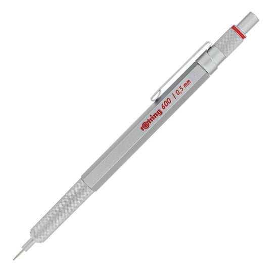 Rotring 600 0.5mm Mechanical Pencil - Silver