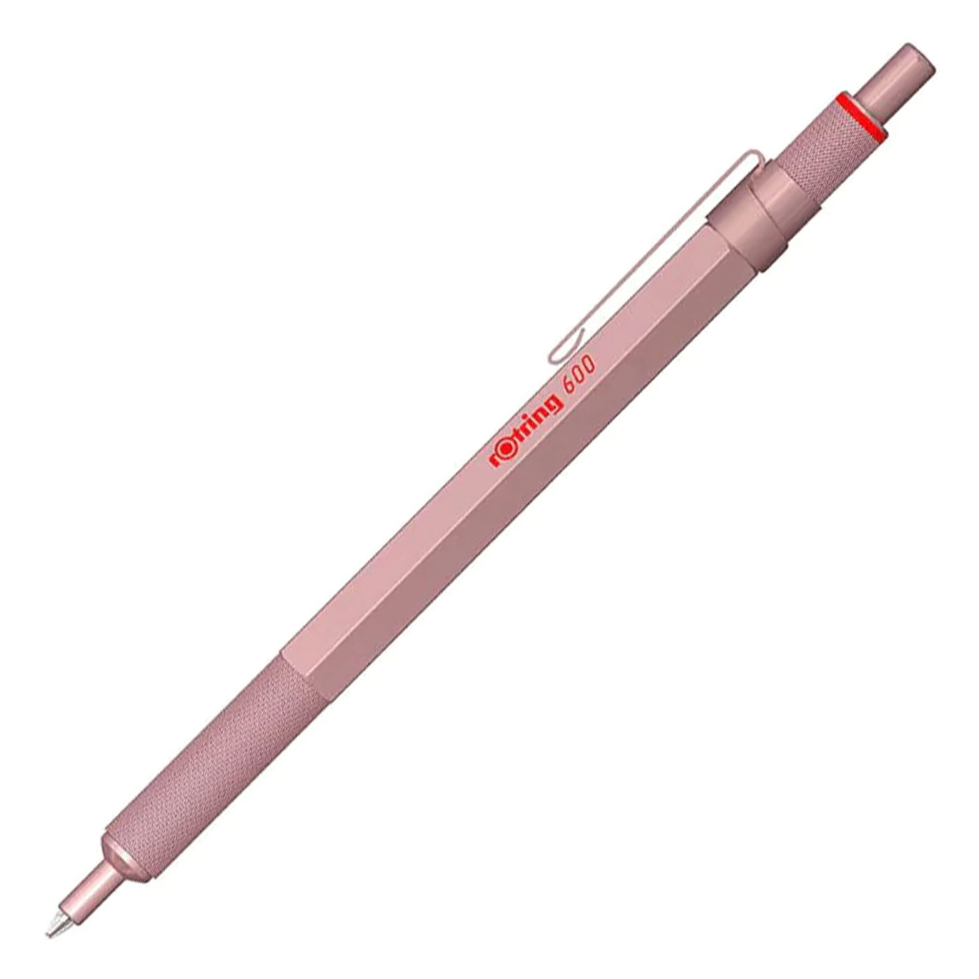  Rotring 600 Metallic Ballpoint Pen Medium Point Black Ink Rose  Gold Barrel Refillable 1 Count : Office Products