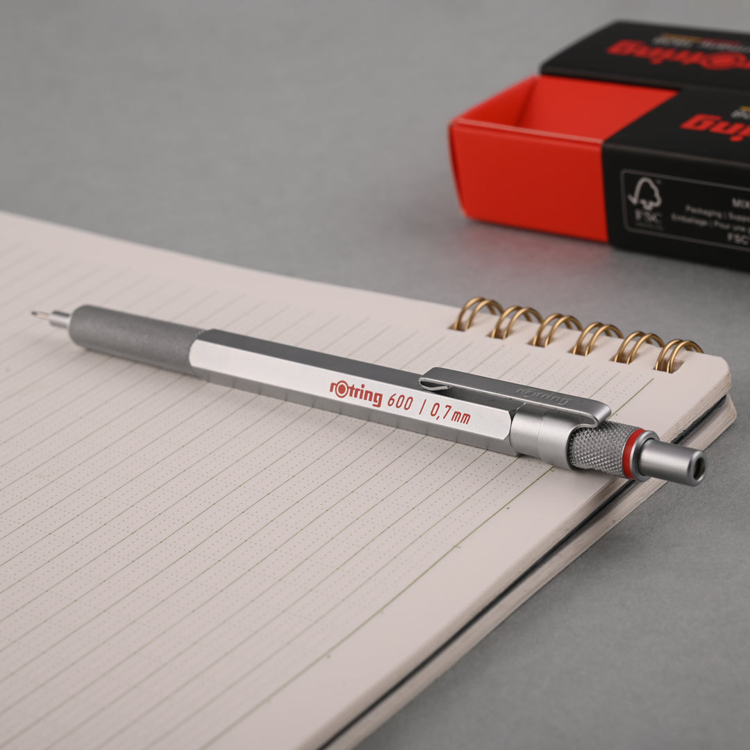 Rotring 600 0.7mm Mechanical Pencil - Silver – Makoba
