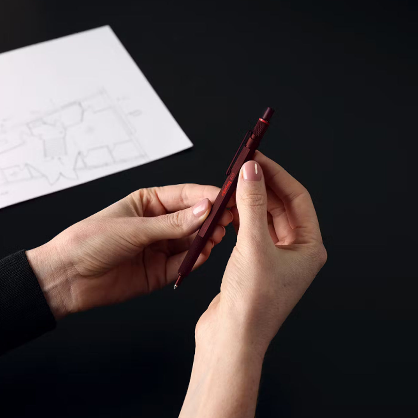Rotring 600 Ball Pen - Choctruffle PVD