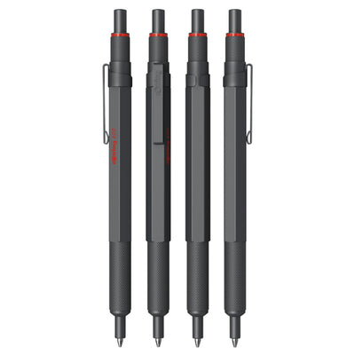 Rotring 600 Ball Pen - Darkstone PVD