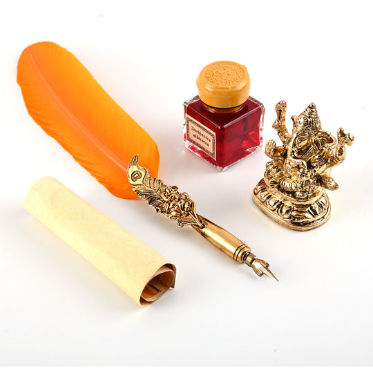 Rubinato Ganesha Quill Pen - Yellow