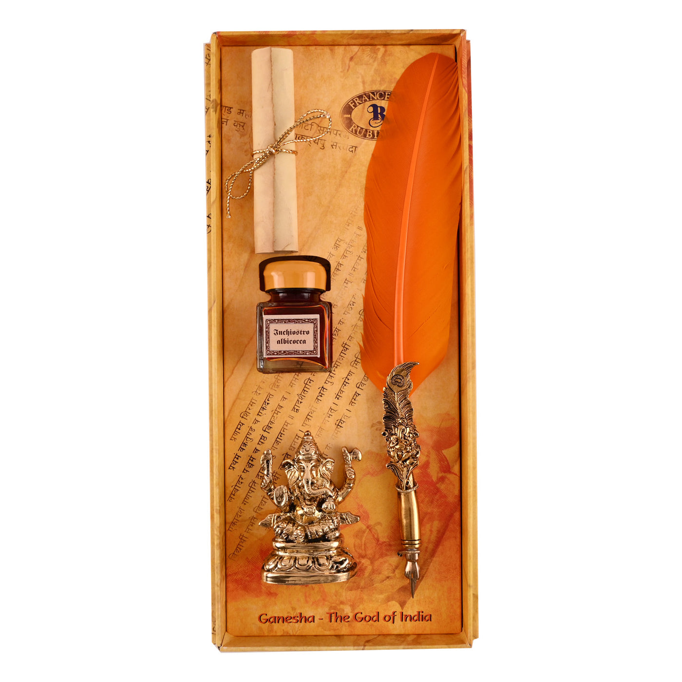 Rubinato Ganesha Quill Pen - Yellow 4