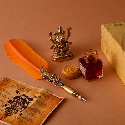 Rubinato Ganesha Quill Pen - Yellow 7