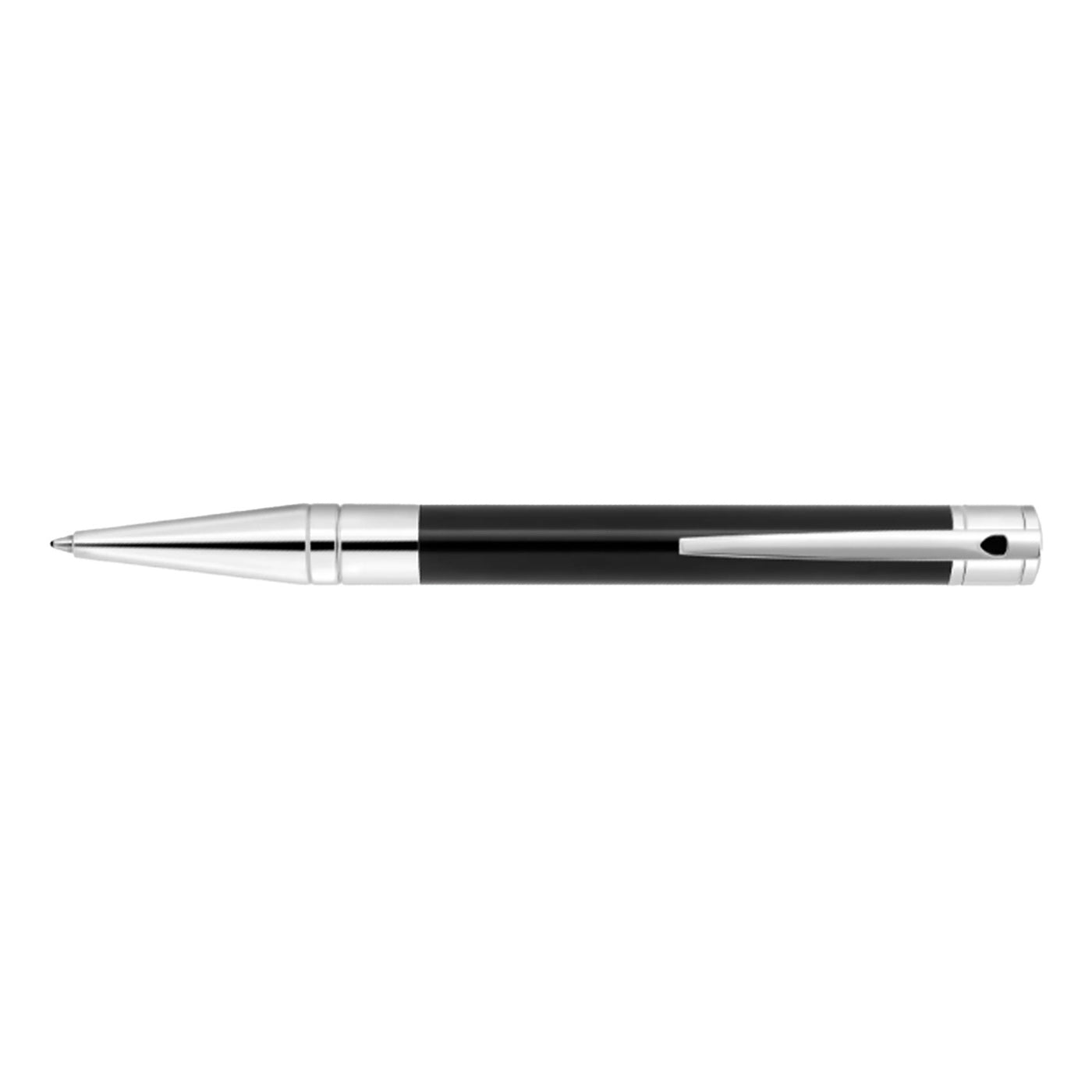 S. T. Dupont D-Initial Ball Pen - Black & Chrome CT