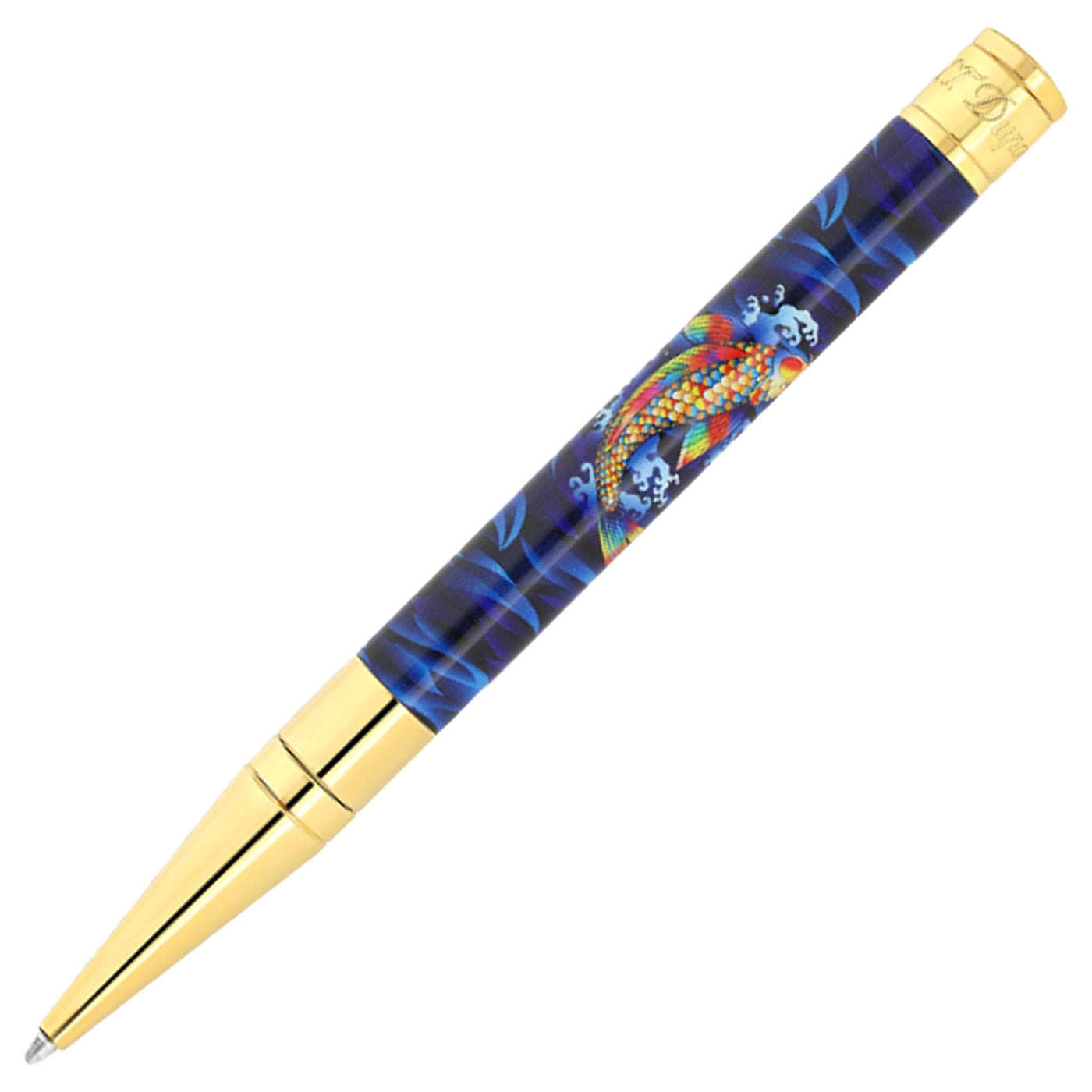 S. T. Dupont D-Initial Ball Pen - Koi Fish GT