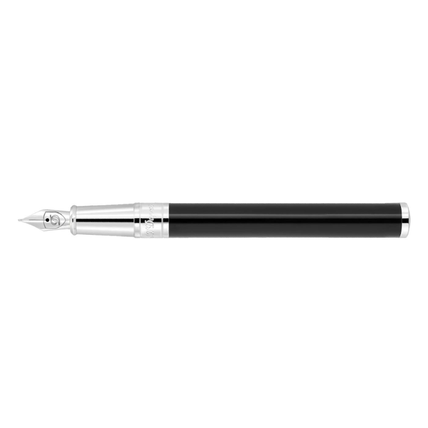 S. T. Dupont D-Initial Fountain Pen - Black CT