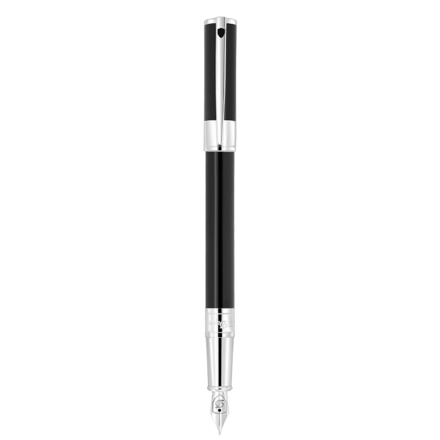 S. T. Dupont D-Initial Fountain Pen - Black CT