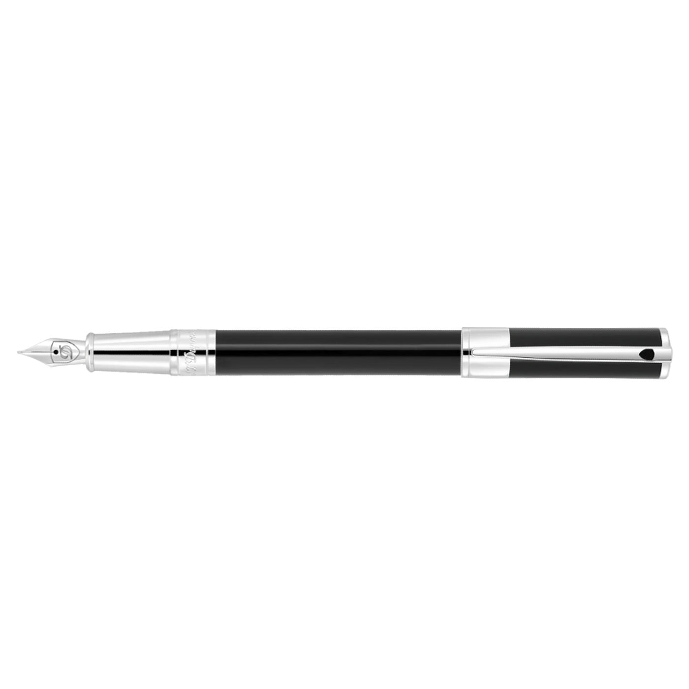 S. T. Dupont D-Initial Fountain Pen - Black CT